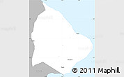 Gray Simple Map of Kab. Karang Asem