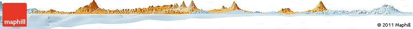 Political Shades Horizon Map of Central Java, lighten