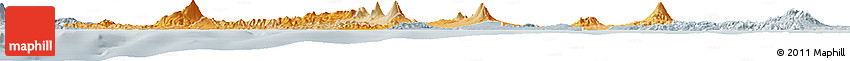 Political Shades Horizon Map of Central Java, lighten, semi-desaturated