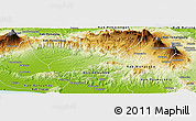Physical Panoramic Map of Kab. Banjarnegara