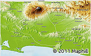 Physical 3D Map of Kab. Banyumas