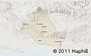 Shaded Relief 3D Map of Kab. Banyumas, lighten