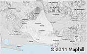 Silver Style 3D Map of Kab. Banyumas