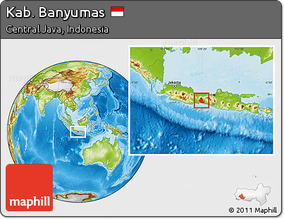 Physical Location Map of Kab. Banyumas