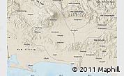 Shaded Relief Map of Kab. Banyumas