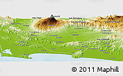 Physical Panoramic Map of Kab. Banyumas