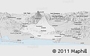 Silver Style Panoramic Map of Kab. Banyumas