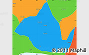 Political Simple Map of Kab. Banyumas