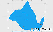 Political Simple Map of Kab. Banyumas, single color outside