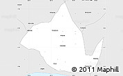 Silver Style Simple Map of Kab. Banyumas