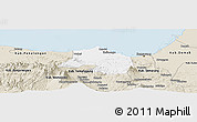 Classic Style Panoramic Map of Kab. Batang