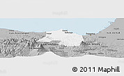 Gray Panoramic Map of Kab. Batang