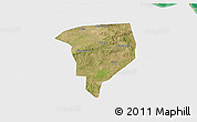Satellite 3D Map of Kab. Blora, single color outside