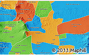 Political 3D Map of Kab. Boyolali