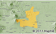 Savanna Style 3D Map of Kab. Boyolali