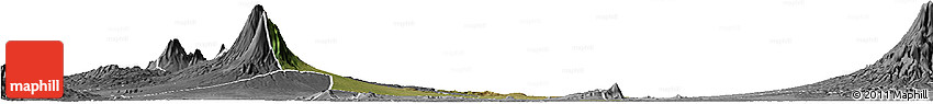 Satellite Horizon Map of Kab. Boyolali, desaturated