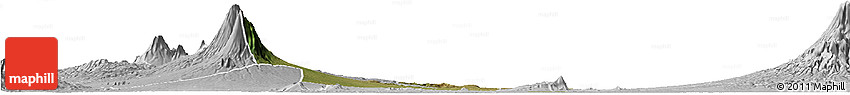 Satellite Horizon Map of Kab. Boyolali, lighten, desaturated