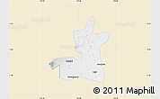 Classic Style Map of Kab. Boyolali, single color outside
