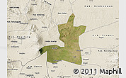 Satellite Map of Kab. Boyolali, shaded relief outside