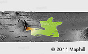 Physical Panoramic Map of Kab. Boyolali, darken, desaturated