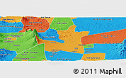 Political Panoramic Map of Kab. Boyolali