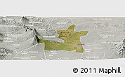 Satellite Panoramic Map of Kab. Boyolali, lighten, semi-desaturated