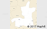 Classic Style Simple Map of Kab. Boyolali