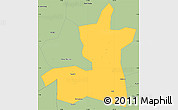 Savanna Style Simple Map of Kab. Boyolali