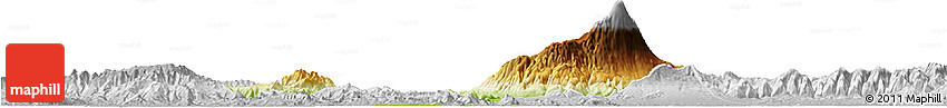 Physical Horizon Map of Kab. Brebes, lighten, desaturated
