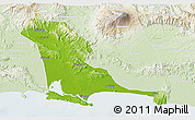 Physical 3D Map of Kab. Cilacap, lighten