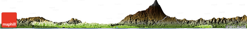 Physical Horizon Map of Kab. Cilacap, darken