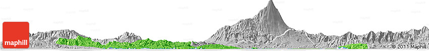 Political Horizon Map of Kab. Cilacap, lighten, desaturated