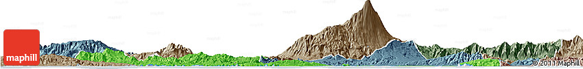 Political Horizon Map of Kab. Cilacap, semi-desaturated