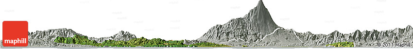 Satellite Horizon Map of Kab. Cilacap, lighten, semi-desaturated