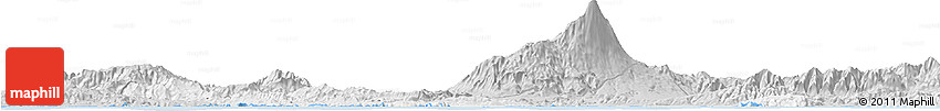 Silver Style Horizon Map of Kab. Cilacap