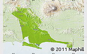 Physical Map of Kab. Cilacap, lighten