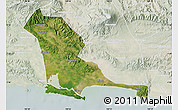 Satellite Map of Kab. Cilacap, lighten