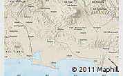Shaded Relief Map of Kab. Cilacap