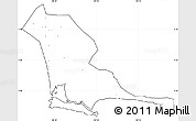 Blank Simple Map of Kab. Cilacap, cropped outside, no labels