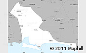 Gray Simple Map of Kab. Cilacap