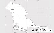 Silver Style Simple Map of Kab. Cilacap, cropped outside