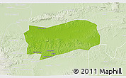 Physical 3D Map of Kab. Grobongan, lighten