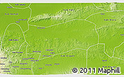 Physical 3D Map of Kab. Grobongan