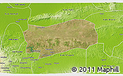 Satellite 3D Map of Kab. Grobongan, physical outside