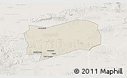 Shaded Relief 3D Map of Kab. Grobongan, lighten