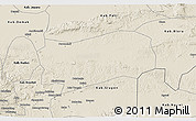 Shaded Relief 3D Map of Kab. Grobongan