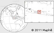 Blank Location Map of Kab. Grobongan, highlighted parent region