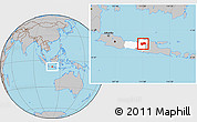 Gray Location Map of Kab. Grobongan, highlighted parent region