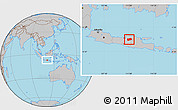Gray Location Map of Kab. Grobongan