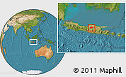 Satellite Location Map of Kab. Grobongan
